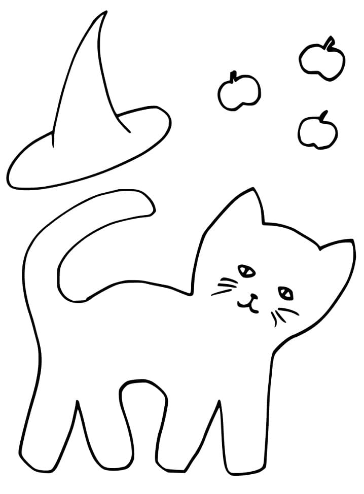 spooky halloween cat coloring pages printable jpg