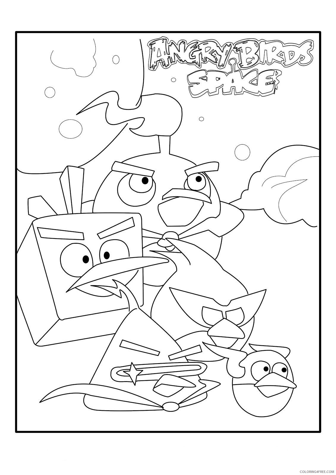 36 Angry Birds Coloring Pages Printable 13