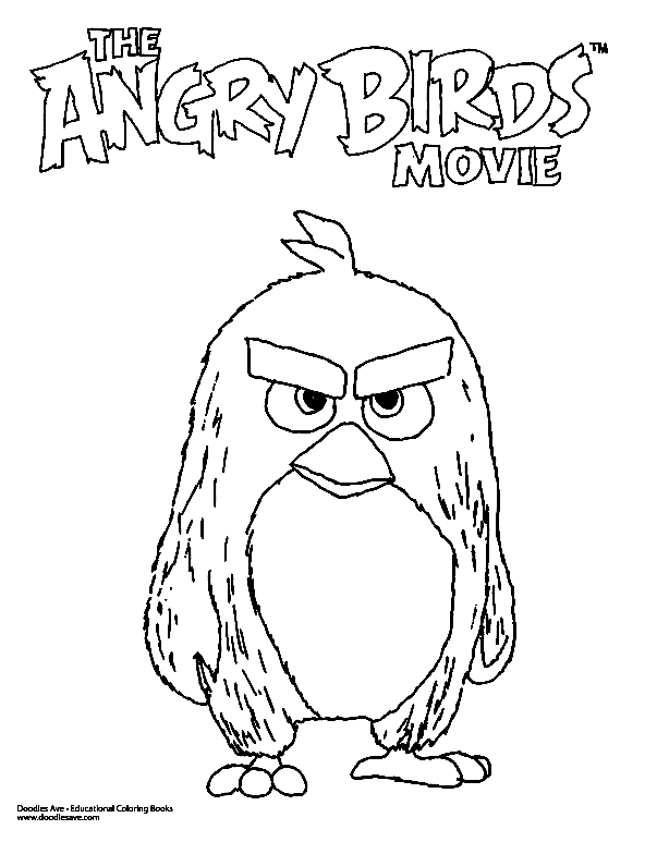 36 Angry Birds Coloring Pages Printable 23