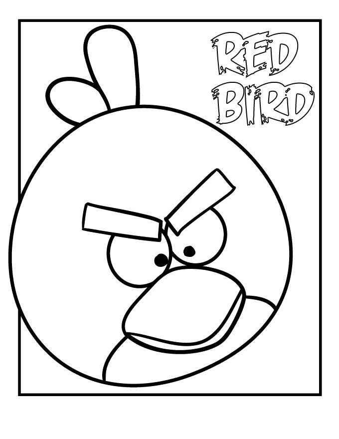 36 Angry Birds Coloring Pages Printable 9