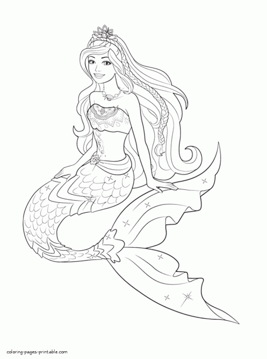 creative mermaid clipart black and white coloring pages printable jpg