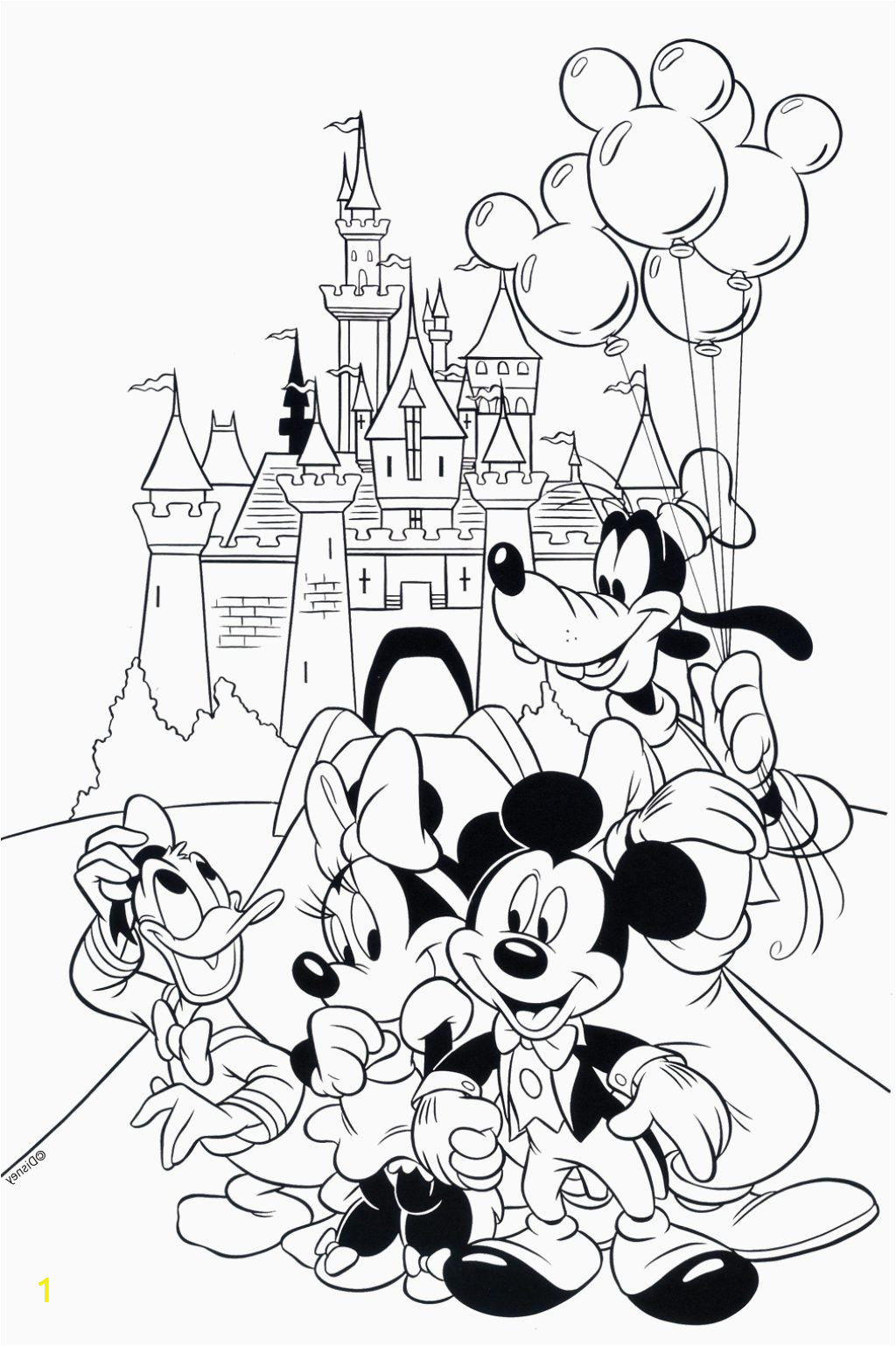 36 Disney World Coloring Pages Printable 25