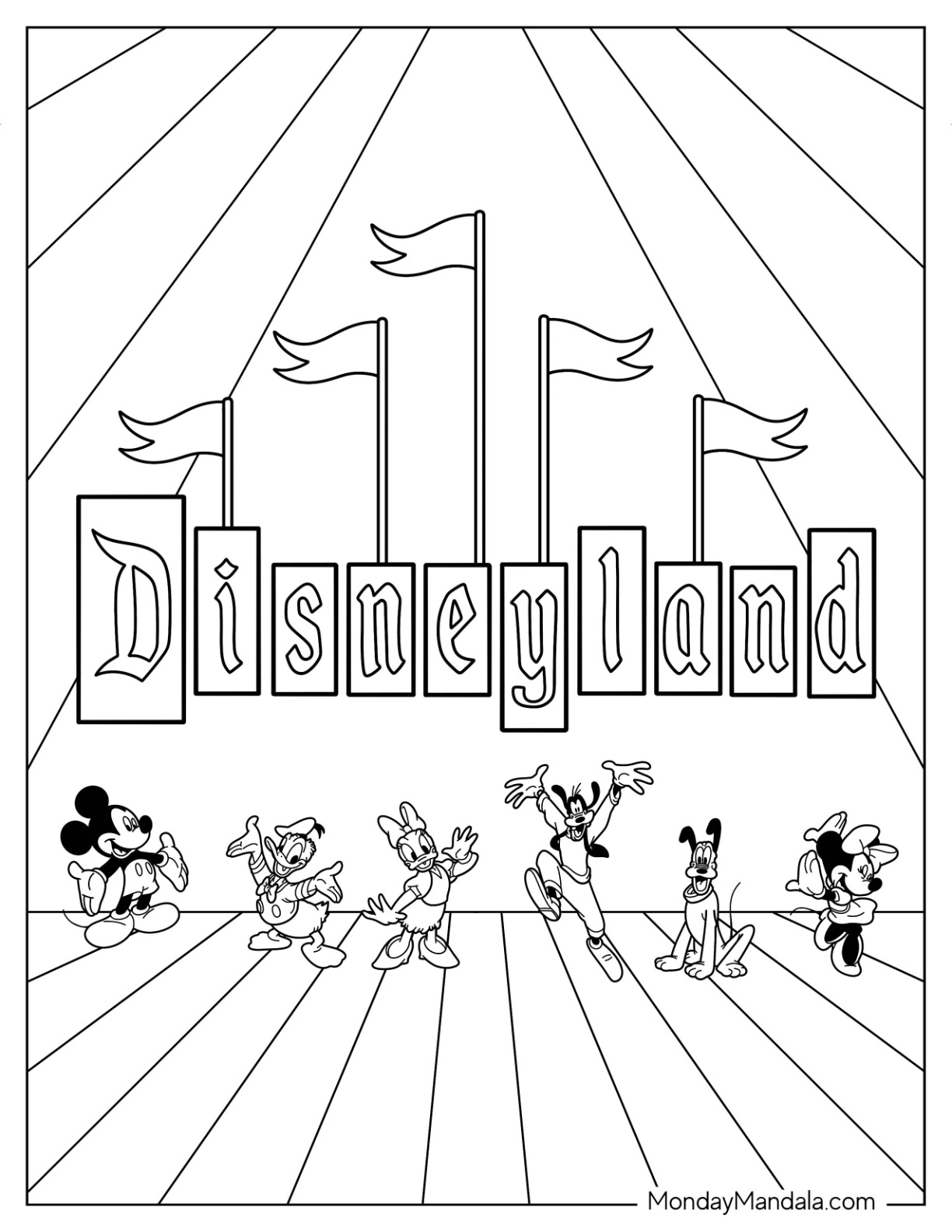 36 Disney World Coloring Pages Printable 26