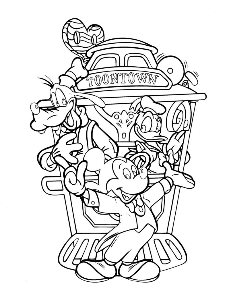 36 Disney World Coloring Pages Printable 31