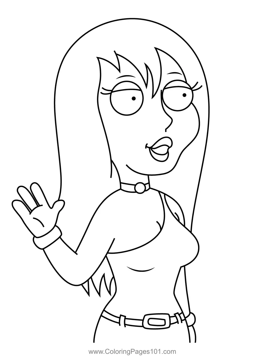 36 Humorous Family Guy Coloring Pages for Kids Printable 15