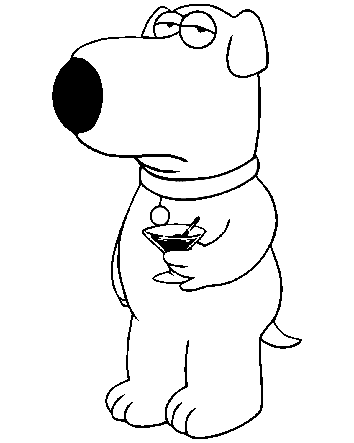 36 Humorous Family Guy Coloring Pages for Kids Printable 19