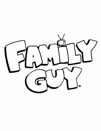 36 Humorous Family Guy Coloring Pages for Kids Printable 24