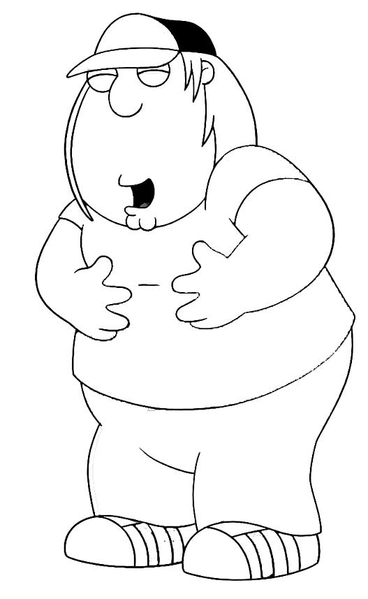 36 Humorous Family Guy Coloring Pages for Kids Printable 29