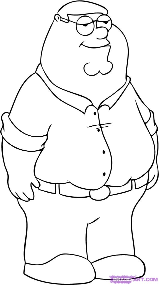 36 Humorous Family Guy Coloring Pages for Kids Printable 8