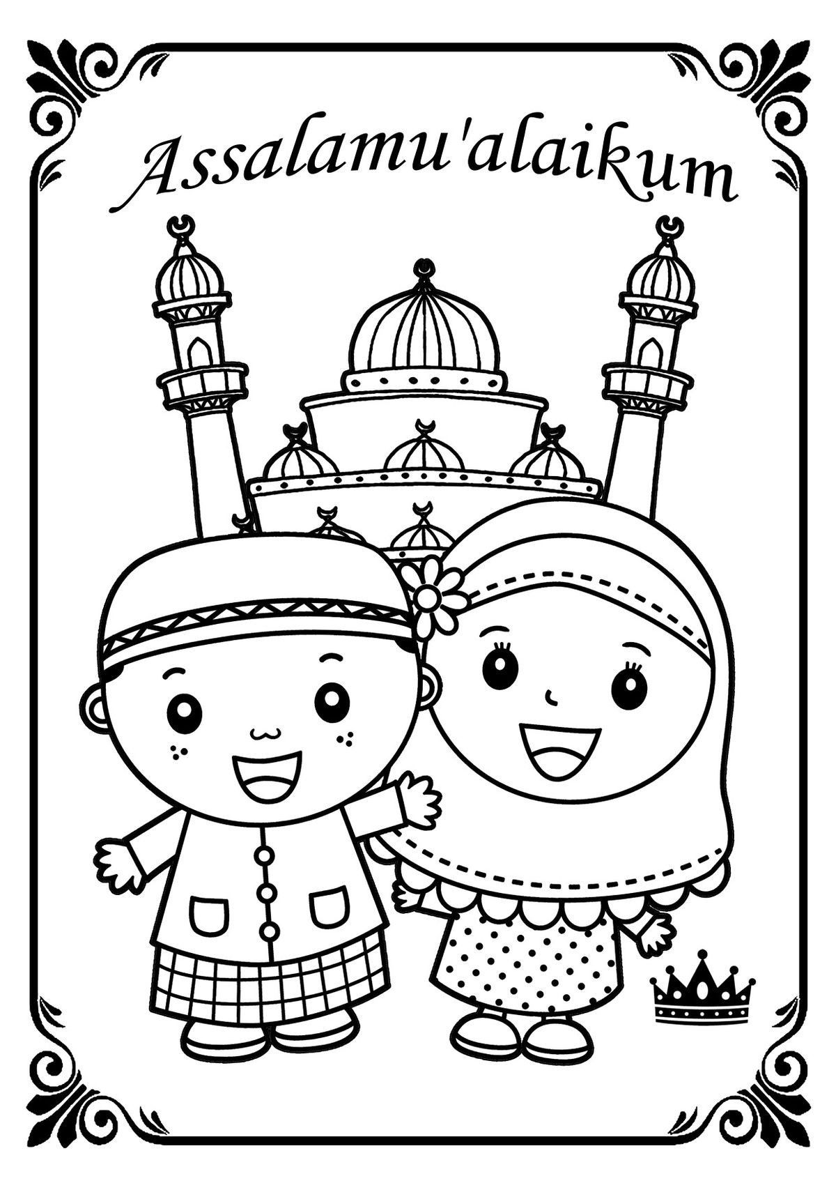 36 Reflective Islam Coloring Pages Printable 13