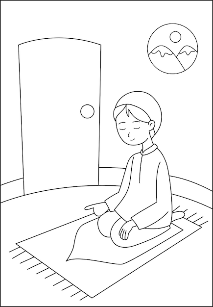 36 Reflective Islam Coloring Pages Printable 4