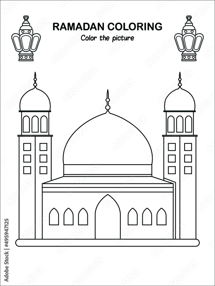 36 Reflective Islam Coloring Pages Printable 5