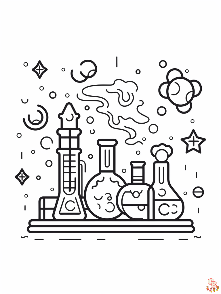 36 Science Coloring Pages Printable 23