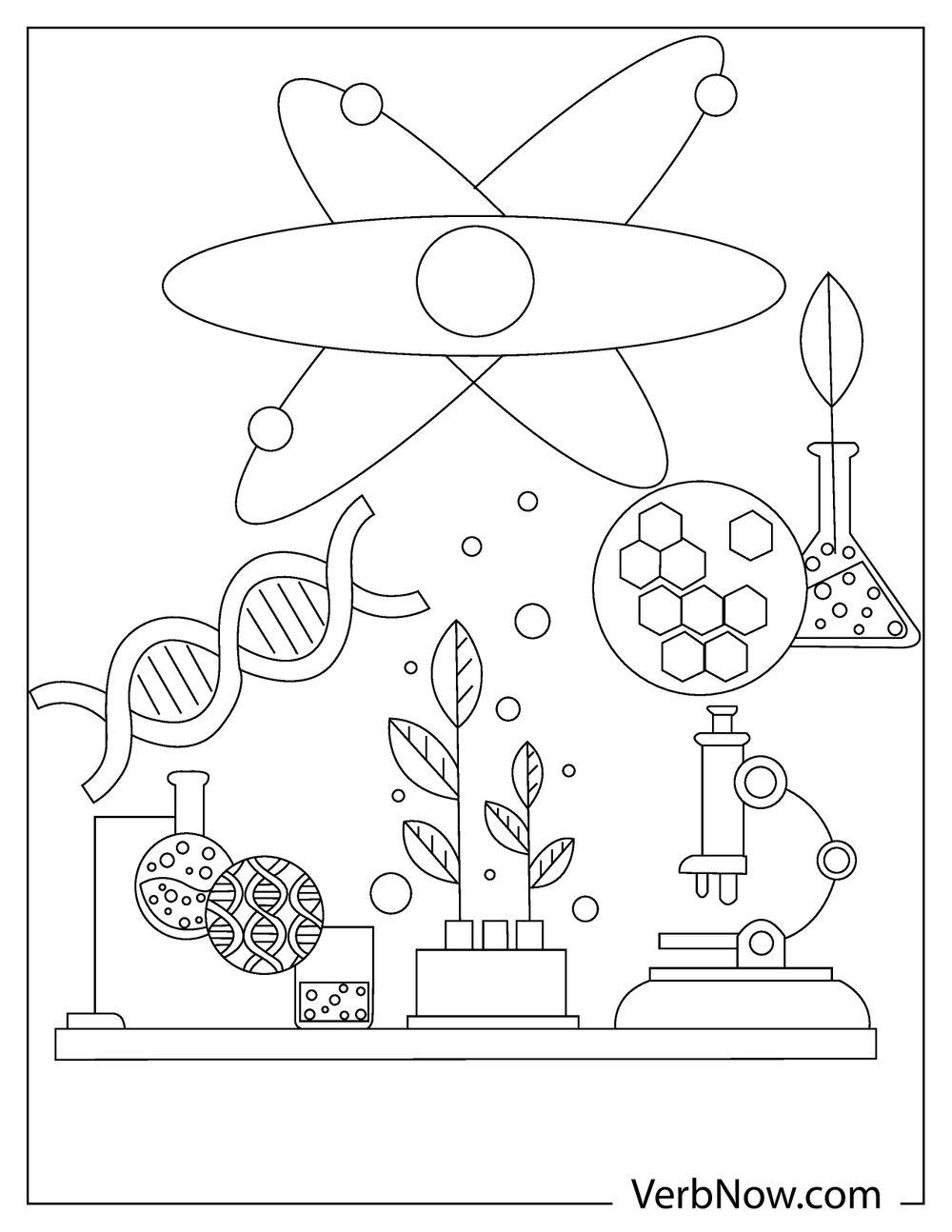 36 Science Coloring Pages Printable 29