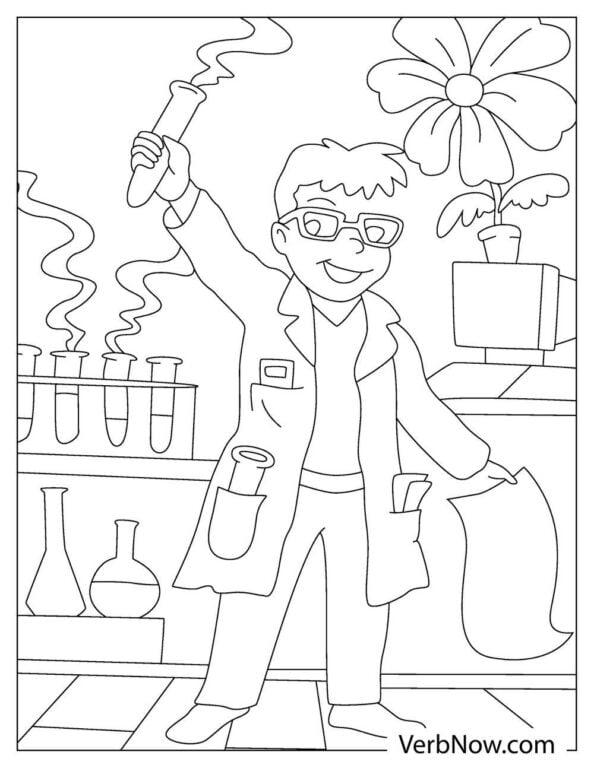 36 Science Coloring Pages Printable 3