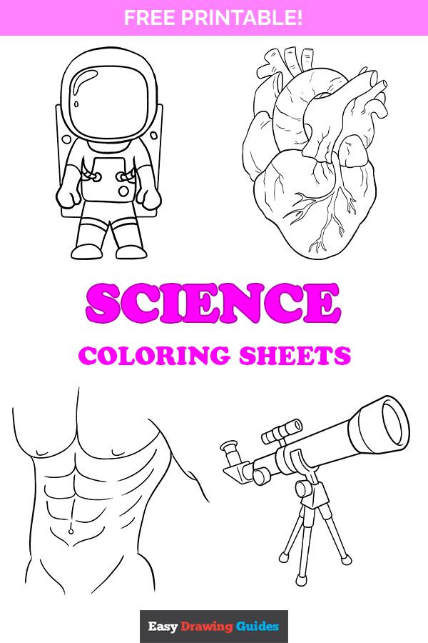 36 Science Coloring Pages Printable 4