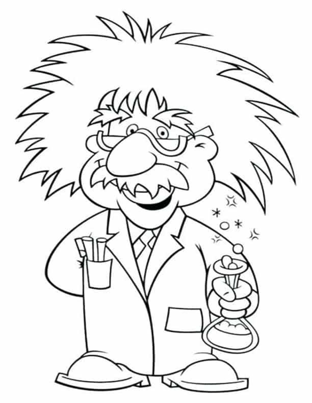 36 Science Coloring Pages Printable 5