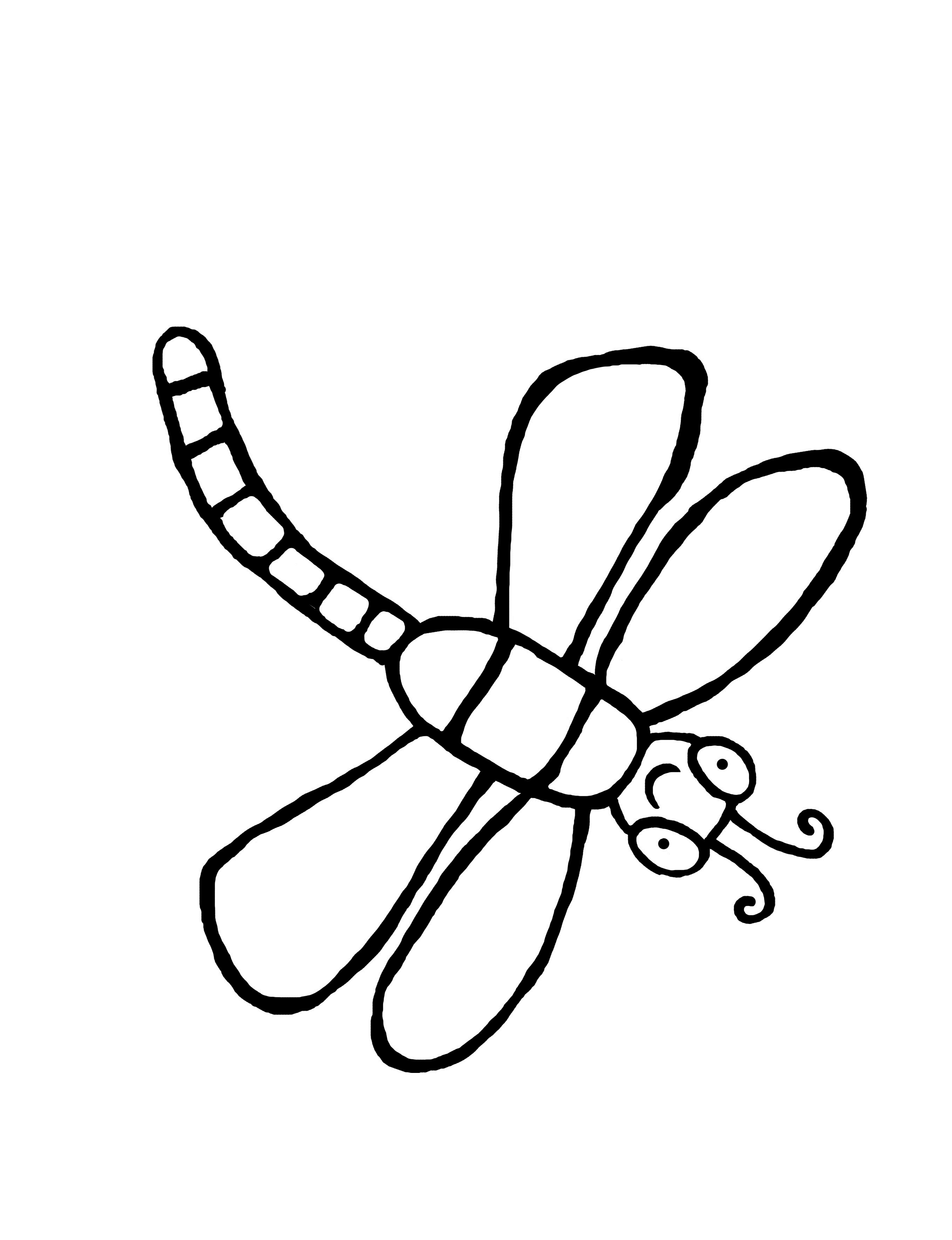 tiny fly coloring page printable jpg