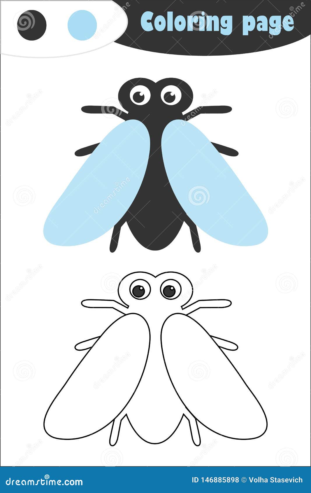 36 Tiny Fly Coloring Page Printable 30