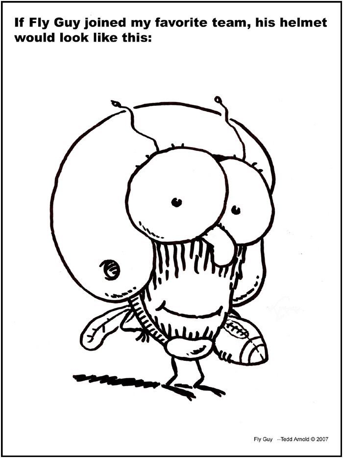 36 Tiny Fly Coloring Page Printable 9