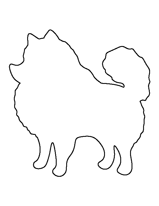 cute pomeranian coloring pages printable jpg