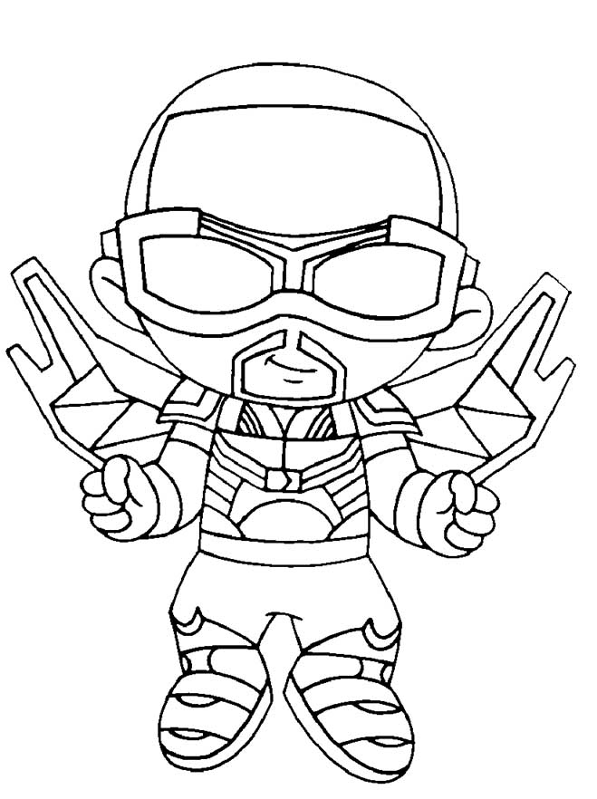 38 Bold Winter Soldier Coloring Pages Printable 13