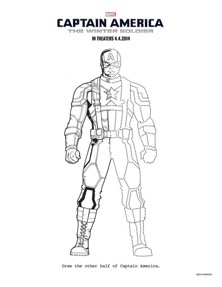 38 Bold Winter Soldier Coloring Pages Printable 19