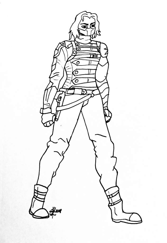 bold winter soldier coloring pages printable jpg