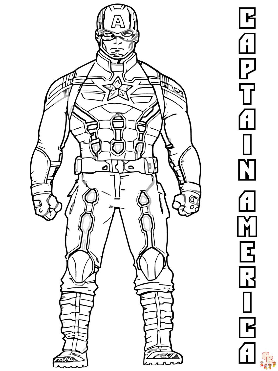 38 Bold Winter Soldier Coloring Pages Printable 6