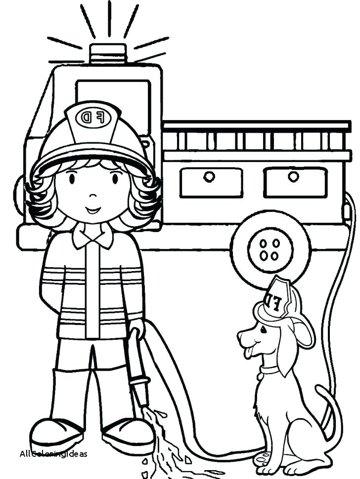 38 Busy Fire Station Coloring Page Printable 20