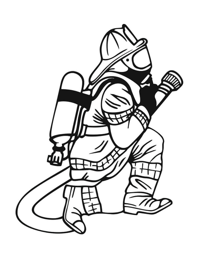 38 Busy Fire Station Coloring Page Printable 30