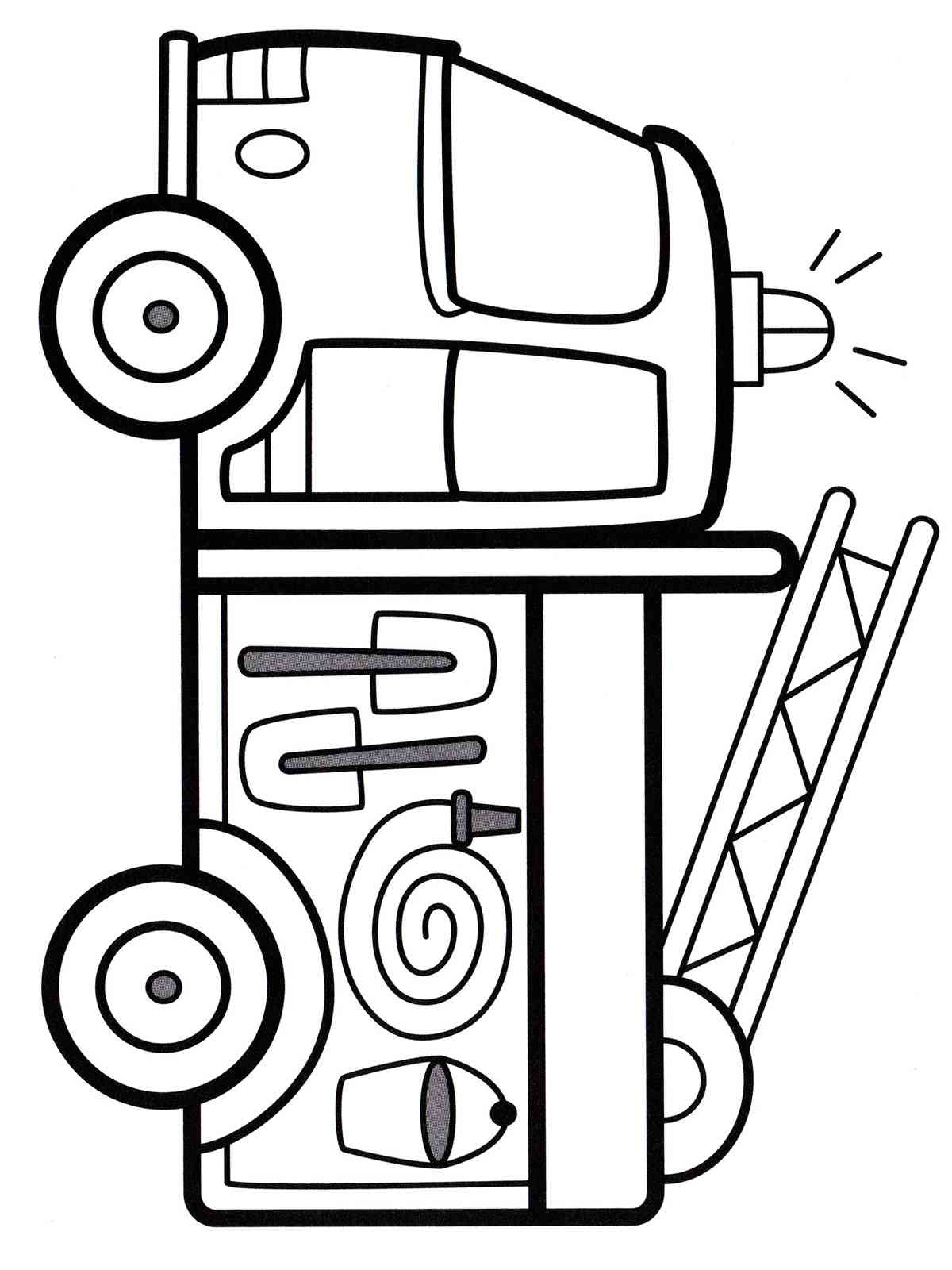 mighty log truck coloring pages printable jpg