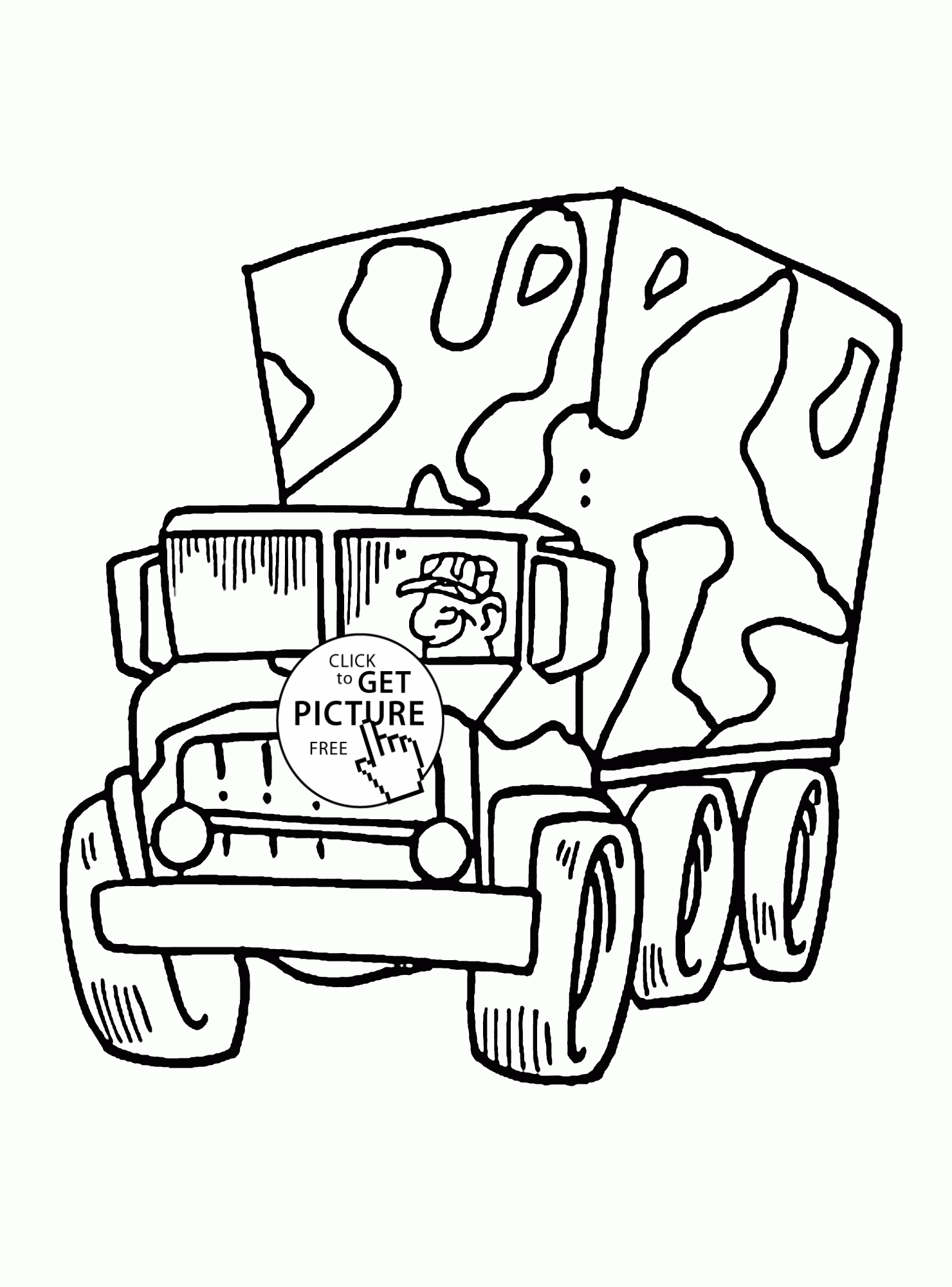 mighty log truck coloring pages printable jpg