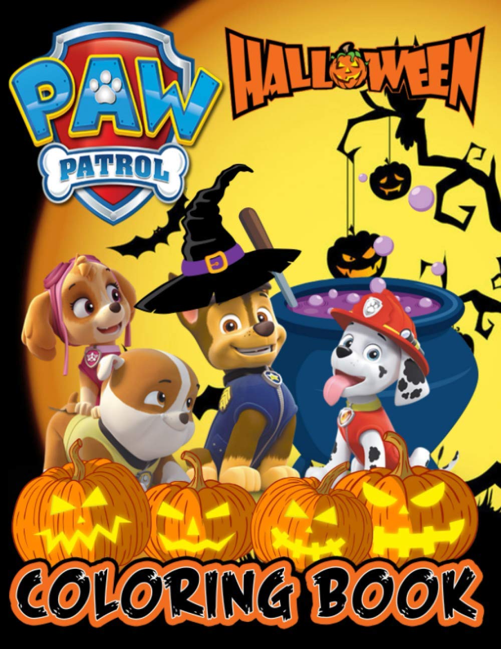 38 Paw Patrol Halloween Coloring Pages Printable 34