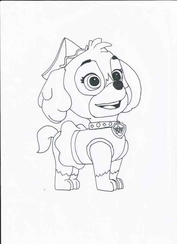 38 Paw Patrol Halloween Coloring Pages Printable 35