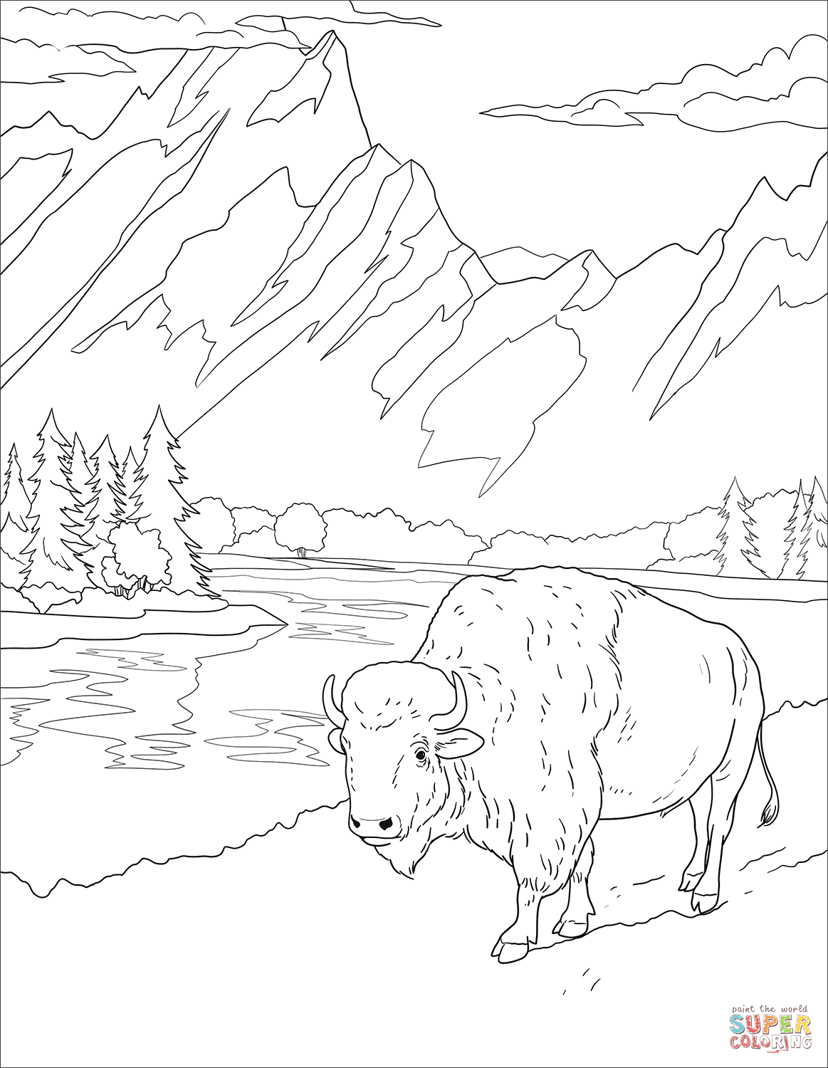 38 Printable Yellowstone National Park Coloring Pages 18