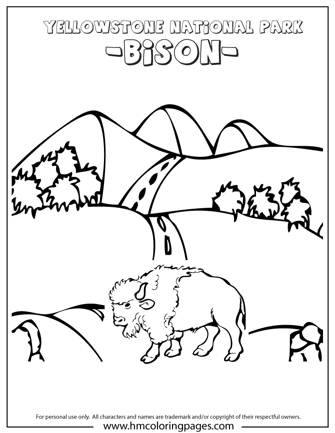 printable yellowstone national park coloring pages jpg