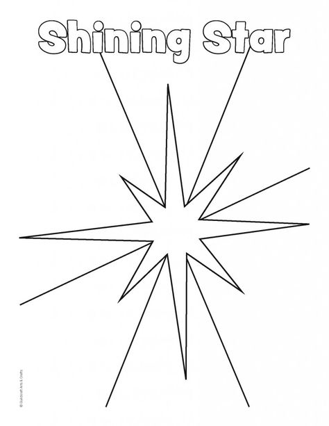 shiny star coloring pages printable jpg