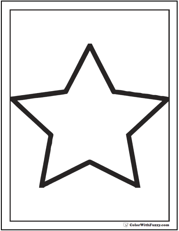 shiny star coloring pages printable jpg