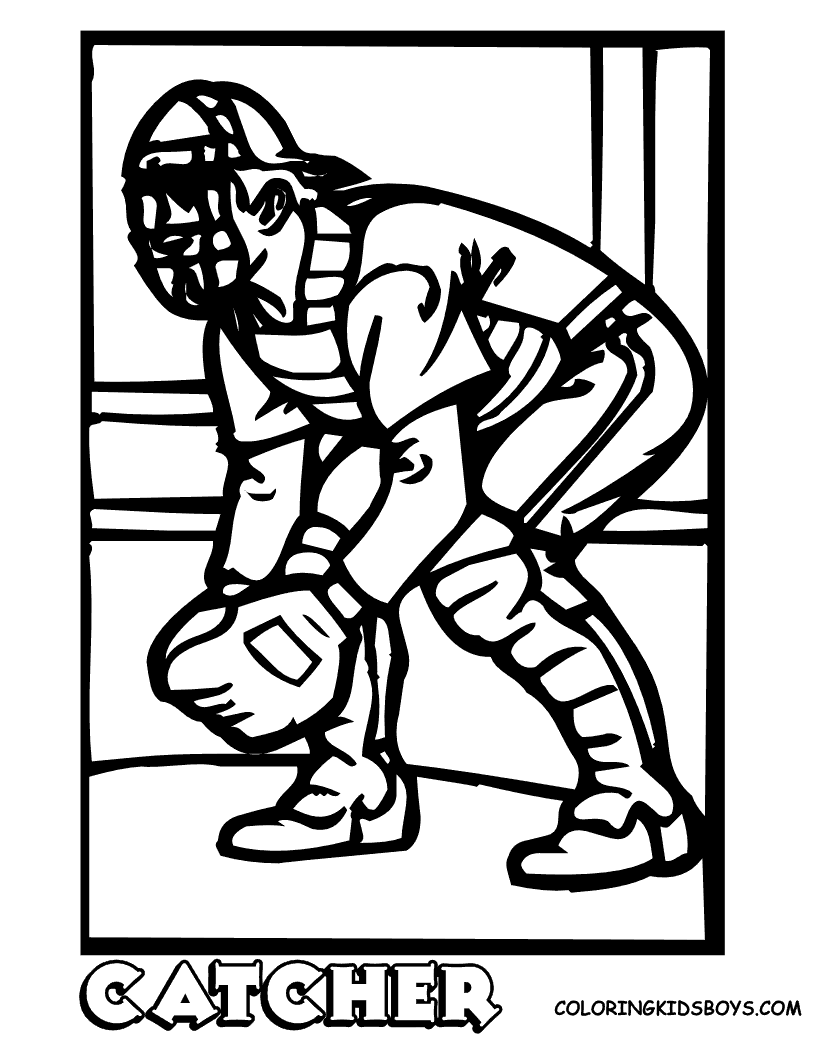 38 Softball Coloring Pages Printable 2