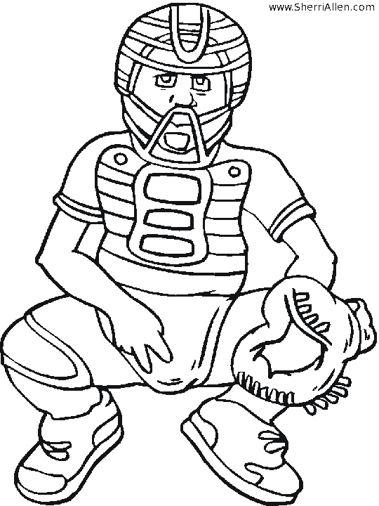 38 Softball Coloring Pages Printable 22