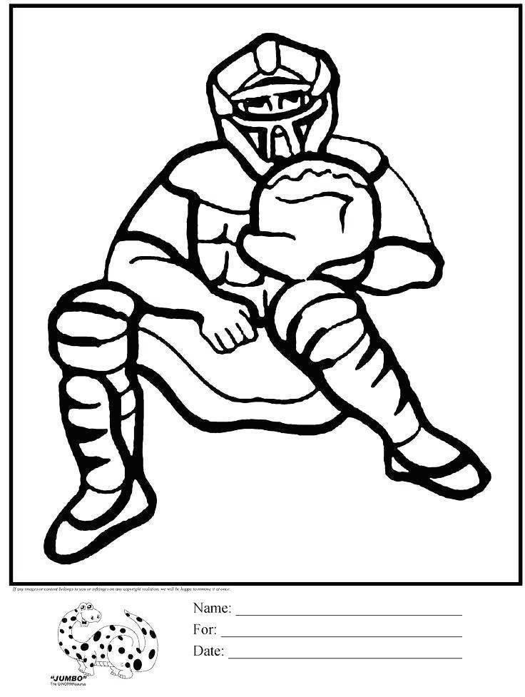 38 Softball Coloring Pages Printable 29