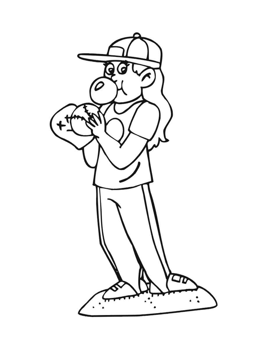 softball coloring pages printable jpg