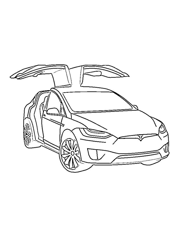 38 Tesla Coloring Pages Printable 1