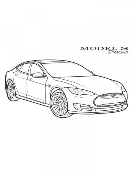 38 Tesla Coloring Pages Printable 3