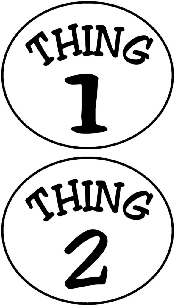 38 Thing 1 and 2 Coloring Pages Printable 15