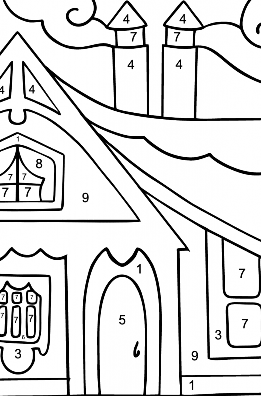 tiny house coloring pages printable jpg