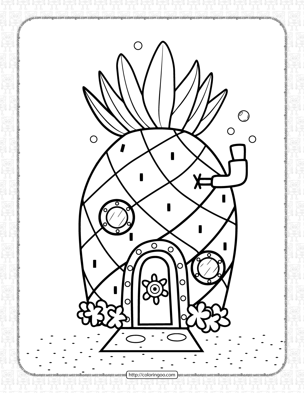 38 Tiny House Coloring Pages Printable 18