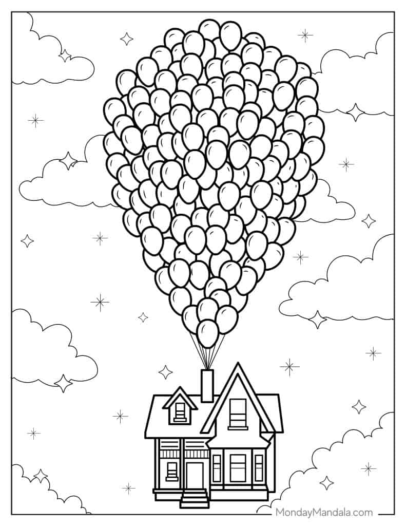 38 Tiny House Coloring Pages Printable 33