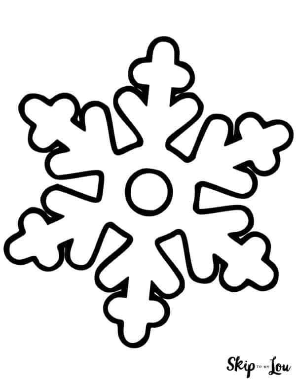 38 Winter Snowflake Coloring Pages Printable 18